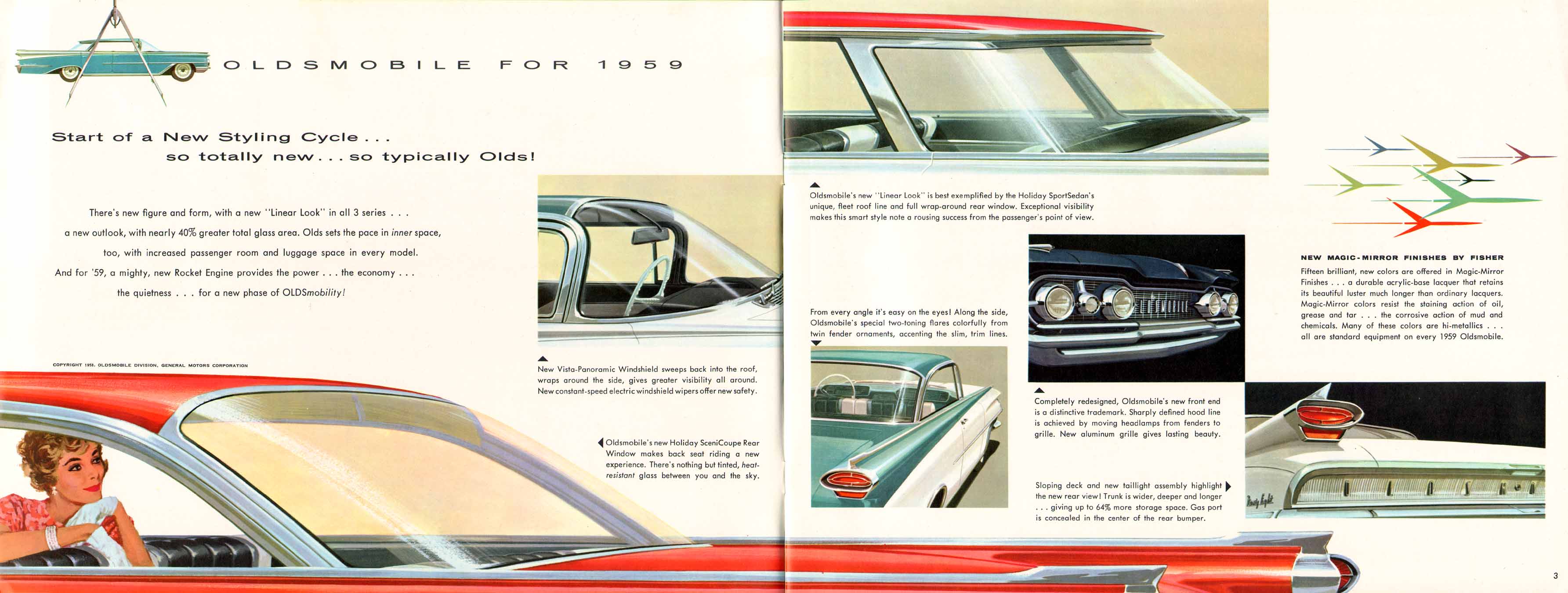 1959 Oldsmobile Motor Cars Brochure Page 4